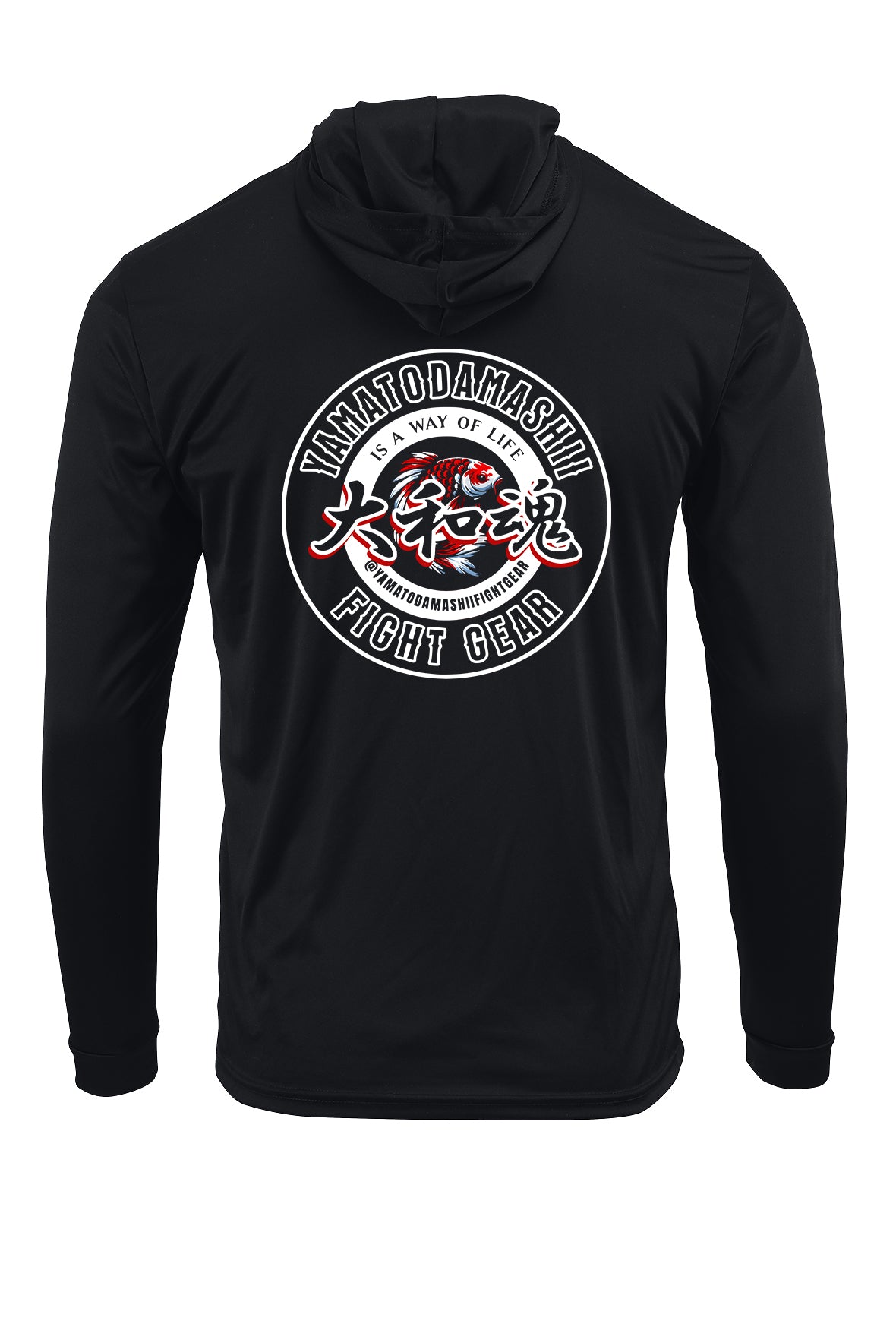 Spirit Of The Koi (Hooded Long Sleeve Dri Fit)