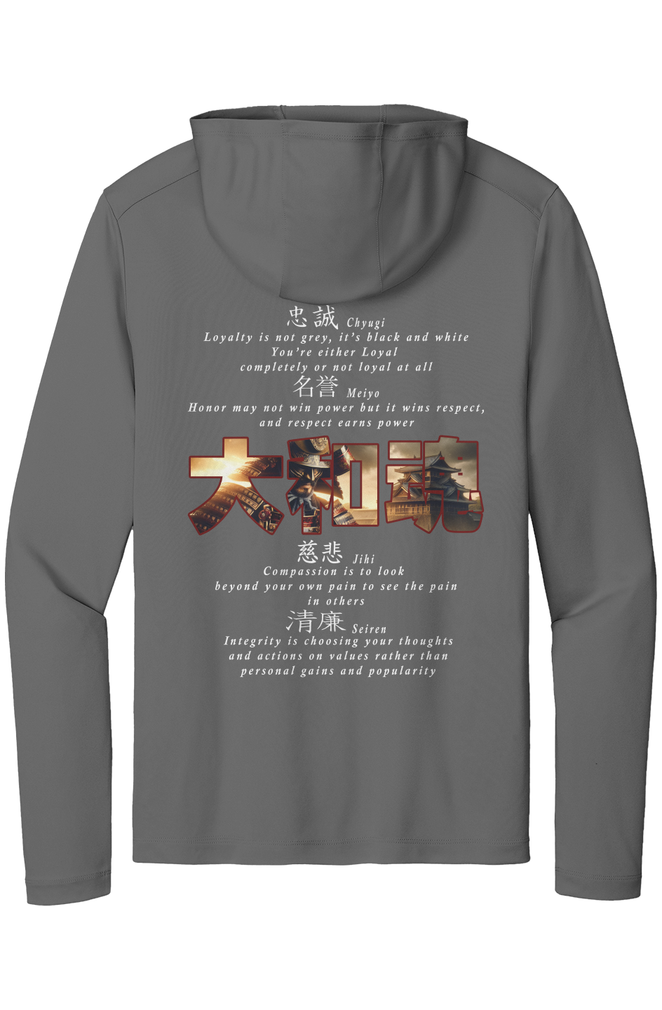 Yamatodamashii The Principles of Yamatodamashii Dri Fit Hoodie