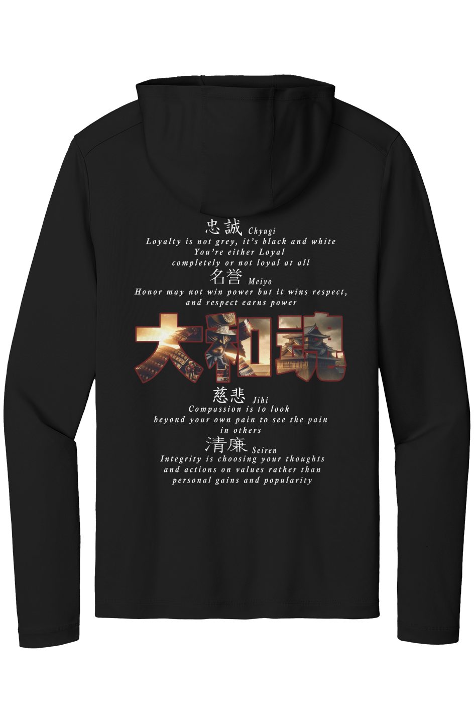 Yamatodamashii The Principles of Yamatodamashii Dri Fit Hoodie