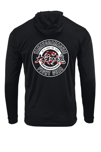 Spirit Of The Koi  (Hooded Long Sleeve Dri Fit)