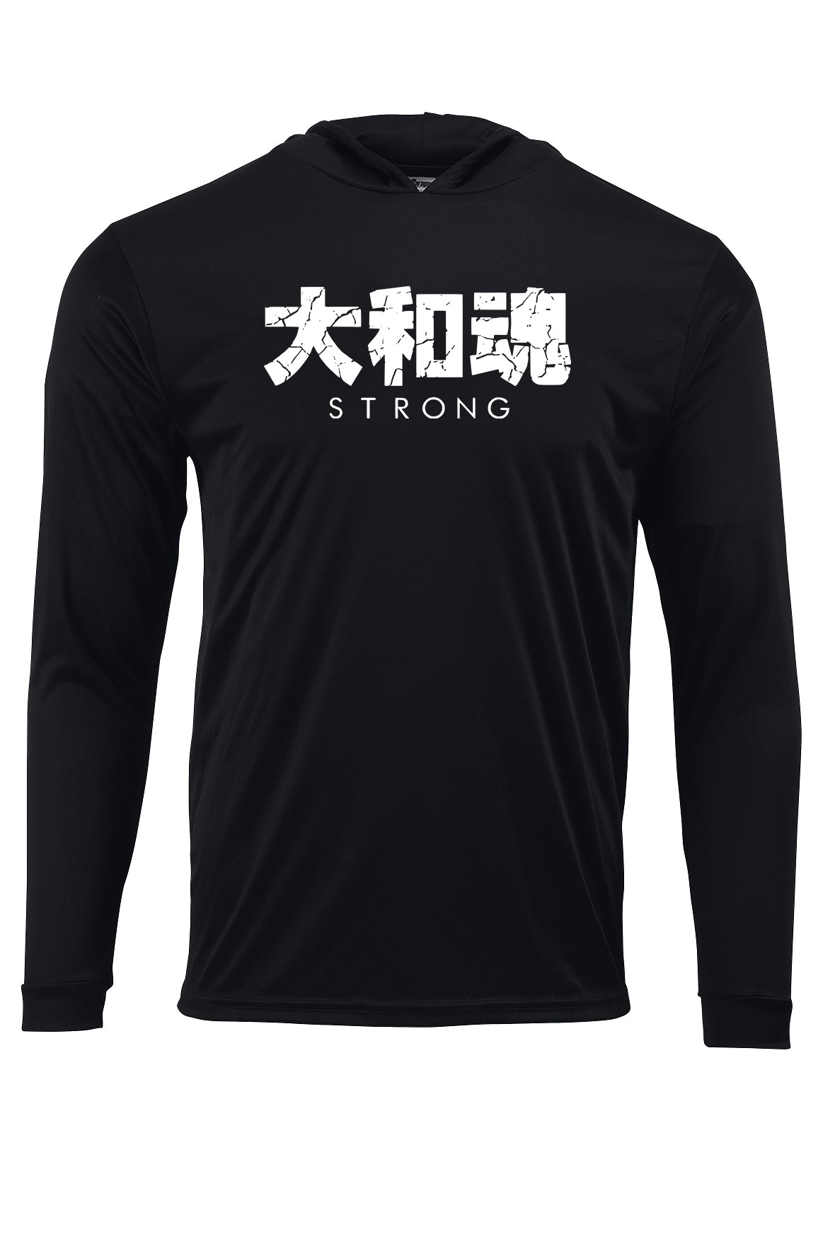 Yamnatodamashii STRONG   (Hooded Long Sleeve Dri Fit)
