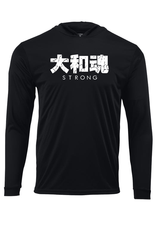 Yamnatodamashii STRONG   (Hooded Long Sleeve Dri Fit)